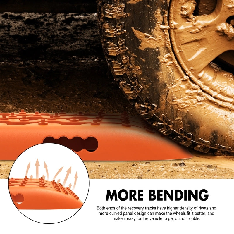 4WD Recovery Tools: X-BULL Recovery tracks Sand Trucks Offroad With 4PCS Mounting Pins 4WDGen 2.0