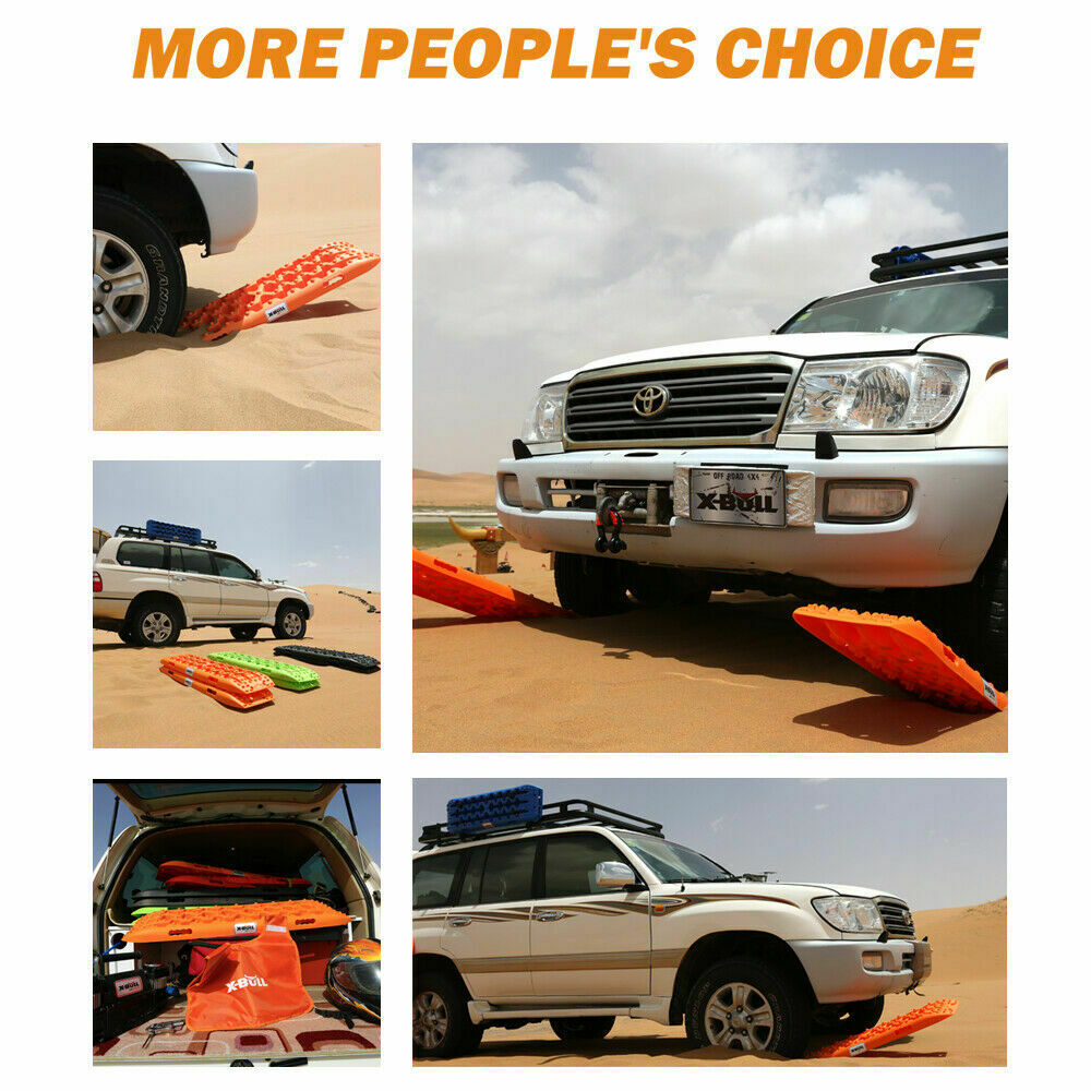 4WD Recovery Tools: X-BULL Recovery tracks Sand Trucks Offroad With 4PCS Mounting Pins 4WDGen 2.0