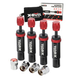 Automotive Gauges: X-BULL 4PCS Tyre Deflators Air Quick Deflator Adjustable 10~30 PSI Tire Valve