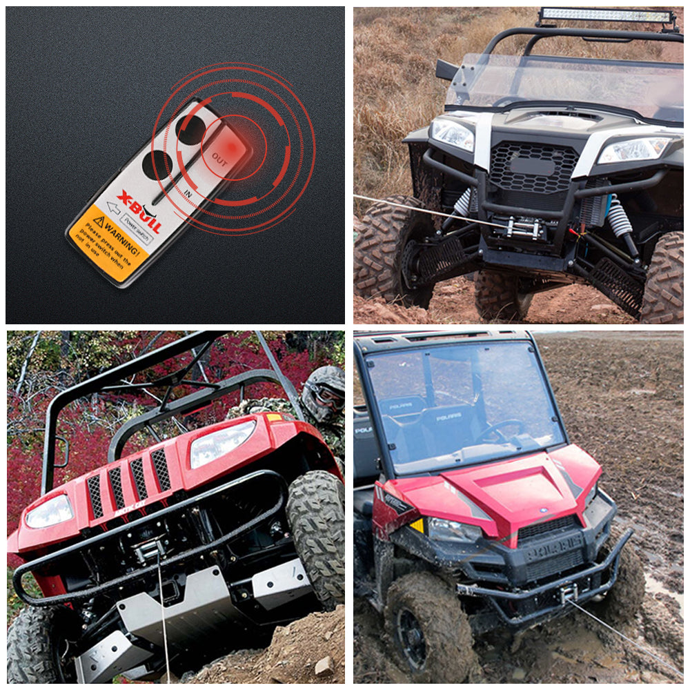 Automotive Parts: X-BULL 2x Wireless Winch Remote Control 12 Volt 150ft Handset Switch 4wd