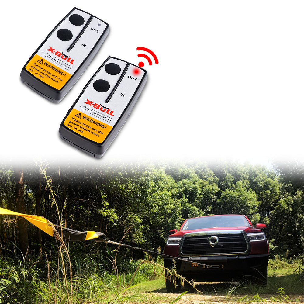 Automotive Parts: X-BULL 2x Wireless Winch Remote Control 12 Volt 150ft Handset Switch 4wd