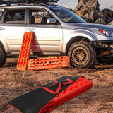 4WD Recovery Tools: X-BULL Recovery tracks Carry Bag 4x4 Extraction Tred Bag Black