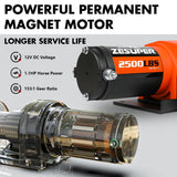 Automotive Parts: ZESUPER 12V Electric Winch 2500lbs Synthetic Rope Wireless Remote ATV UTV BOAT