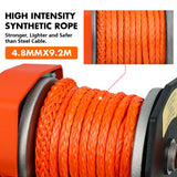 Automotive Parts: ZESUPER 12V Electric Winch 2500lbs Synthetic Rope Wireless Remote ATV UTV BOAT
