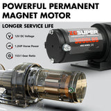 Automotive Parts: ZESUPER 12V Electric Winch 3000lbs Synthetic Rope Wireless Remote ATV UTV BOAT