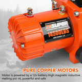 Automotive Parts: ZESUPER 12V Electric Winch 14500lbs Synthetic Rope Wireless Remote ATV UTV 4WD