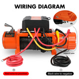 Automotive Parts: ZESUPER 12V Electric Winch 14500lbs Synthetic Rope Wireless Remote ATV UTV 4WD