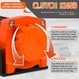 4WD Recovery Tools: ZESUPER 12V Electric Winch 4500lb Synthetic Rope Boat Winch ATV Winch Trailer Winch 4WD
