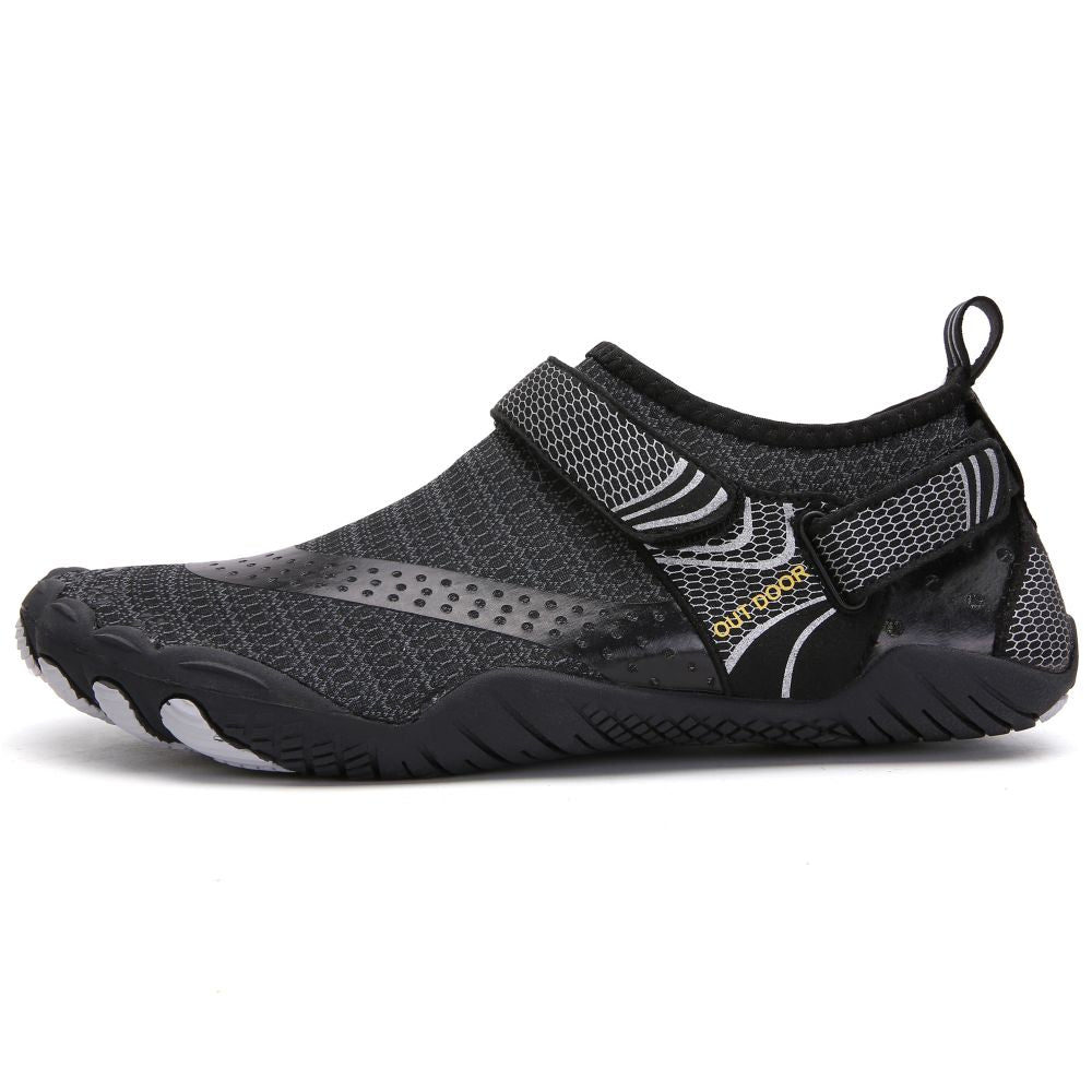 Boy's Shoes: Men Women Water Shoes Barefoot Quick Dry Aqua Sports Shoes - Black Size EU39 = US6