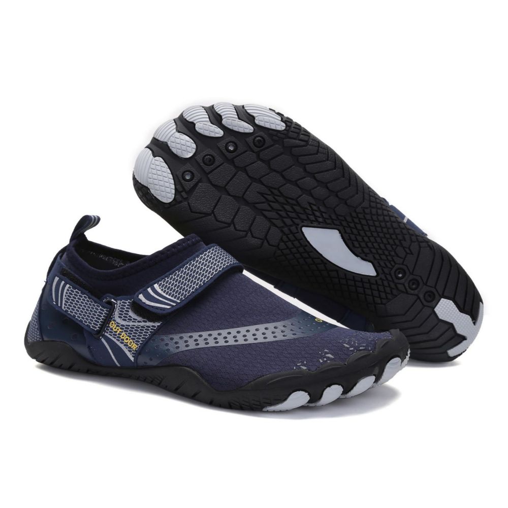 Boy's Shoes: Men Women Water Shoes Barefoot Quick Dry Aqua Sports Shoes - Blue Size EU45 = US10