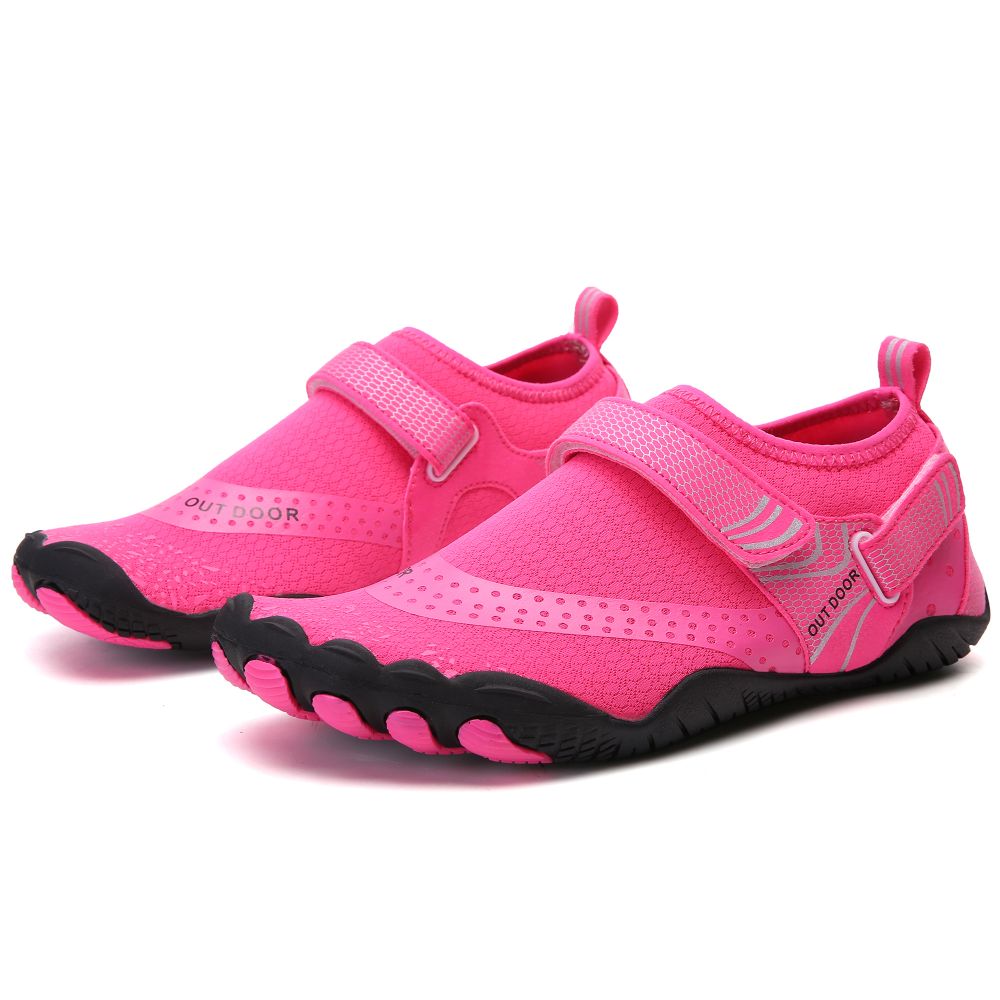 Boy's Shoes: Women Water Shoes Barefoot Quick Dry Aqua Sports Shoes - Pink Size EU38 = US5