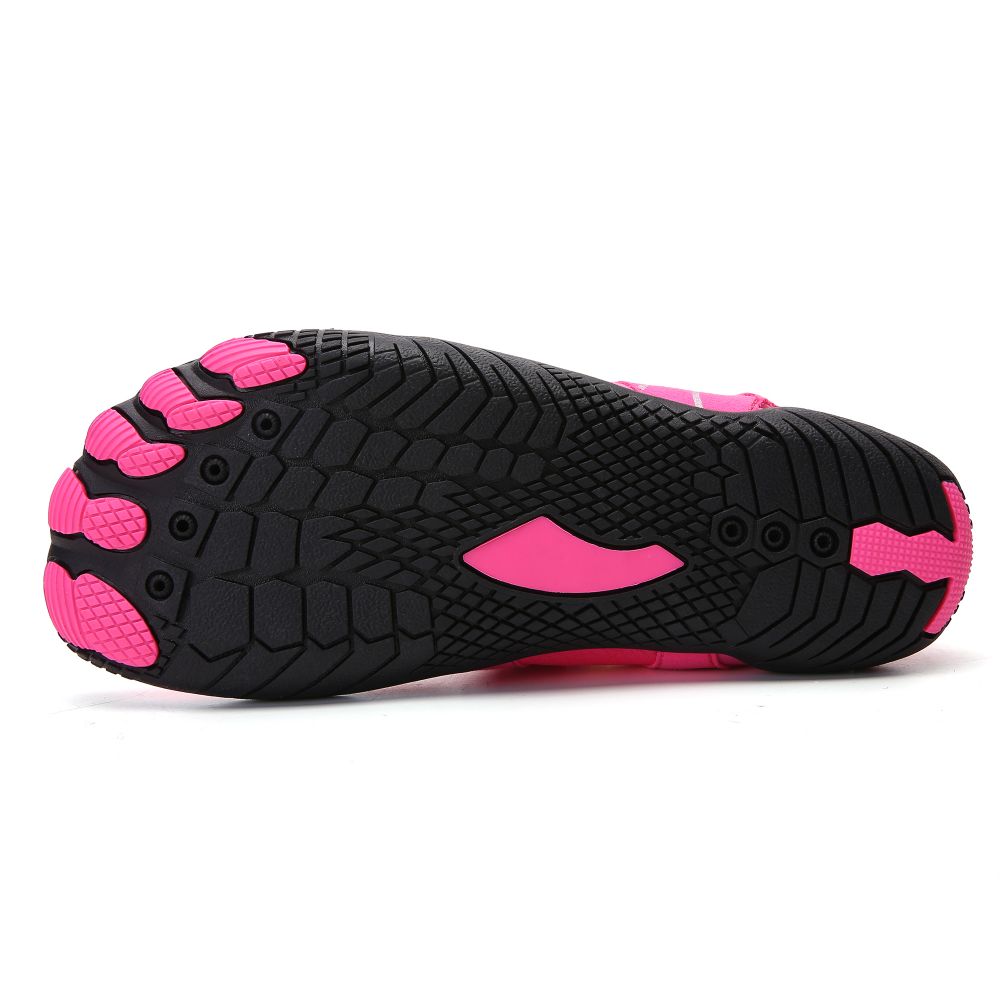 Boy's Shoes: Women Water Shoes Barefoot Quick Dry Aqua Sports Shoes - Pink Size EU38 = US5