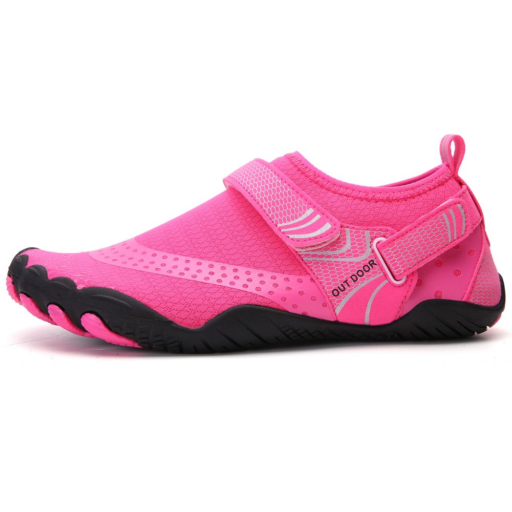 Boy's Shoes: Women Water Shoes Barefoot Quick Dry Aqua Sports Shoes - Pink Size EU38 = US5