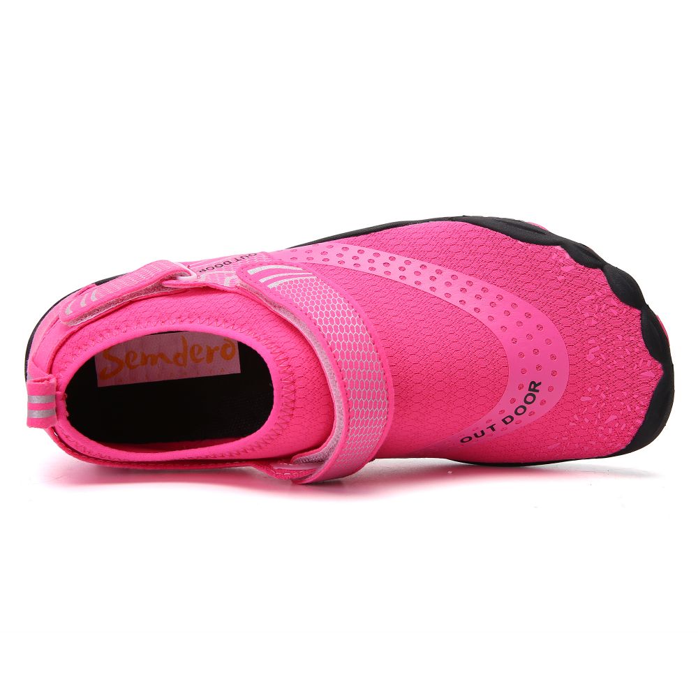 Boy's Shoes: Women Water Shoes Barefoot Quick Dry Aqua Sports Shoes - Pink Size EU38 = US5