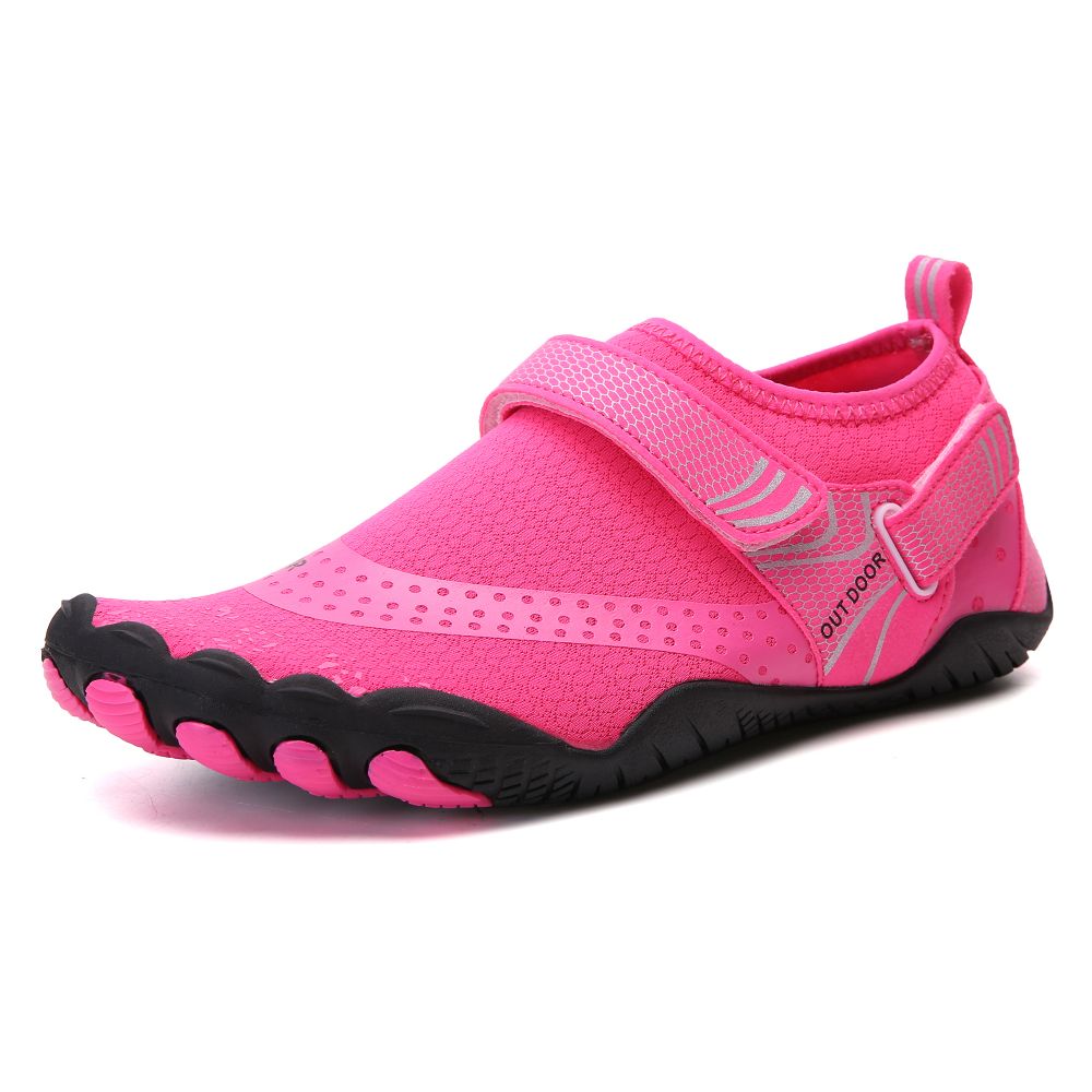 Boy's Shoes: Women Water Shoes Barefoot Quick Dry Aqua Sports Shoes - Pink Size EU38 = US5