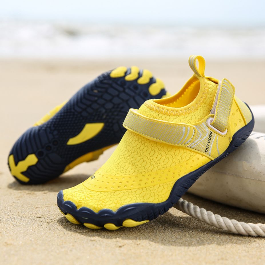 Boy's Shoes: Women Water Shoes Barefoot Quick Dry Aqua Sports Shoes - Yellow Size EU38 = US5