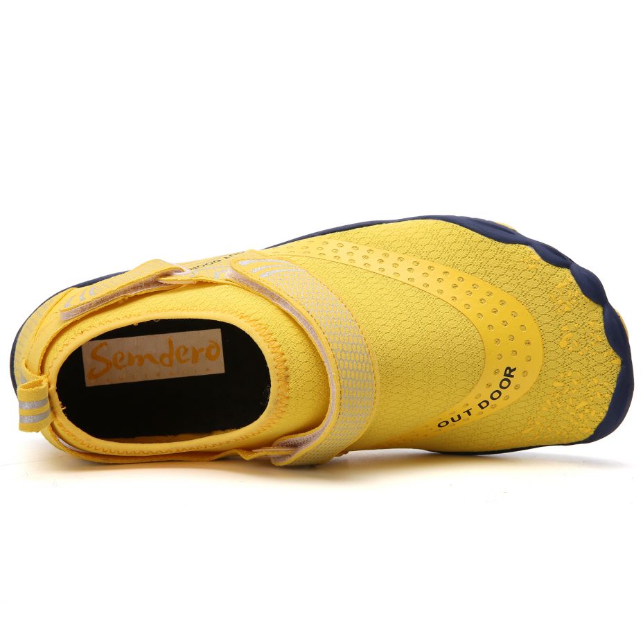 Boy's Shoes: Women Water Shoes Barefoot Quick Dry Aqua Sports Shoes - Yellow Size EU38 = US5
