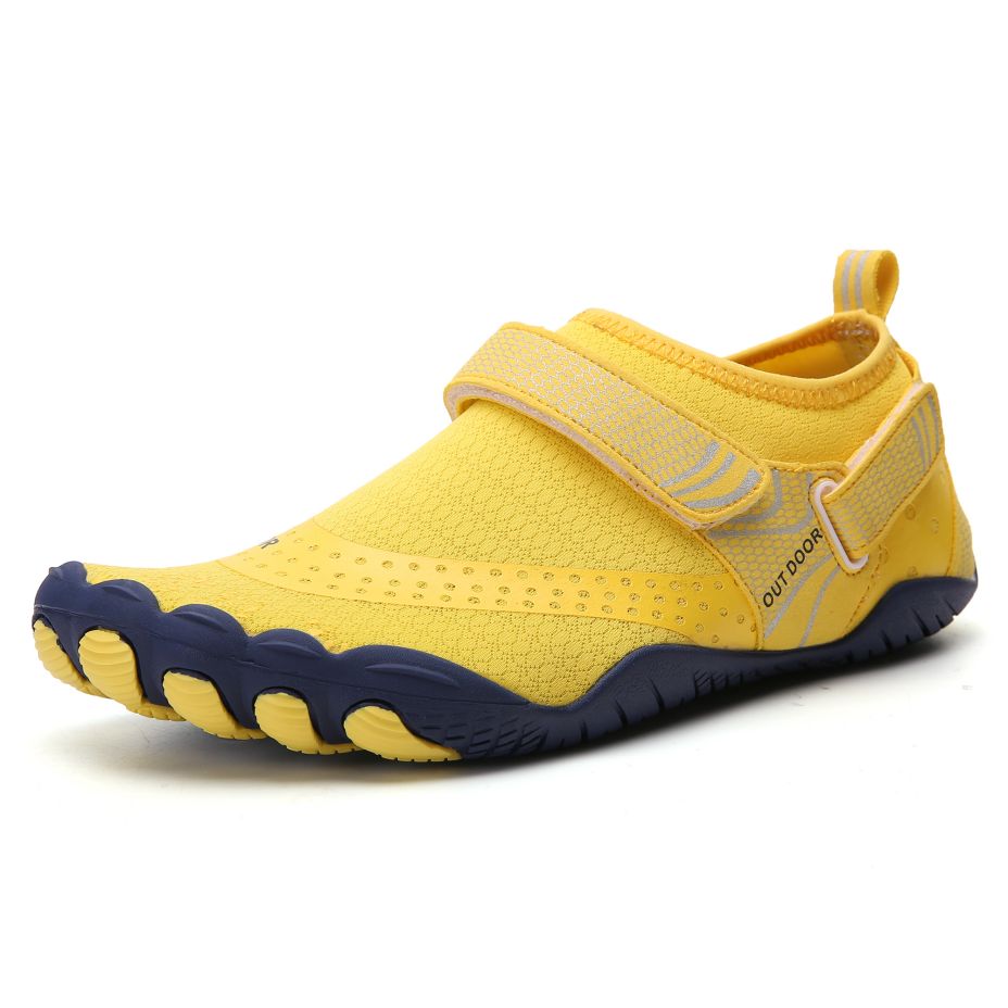 Boy's Shoes: Women Water Shoes Barefoot Quick Dry Aqua Sports Shoes - Yellow Size EU38 = US5