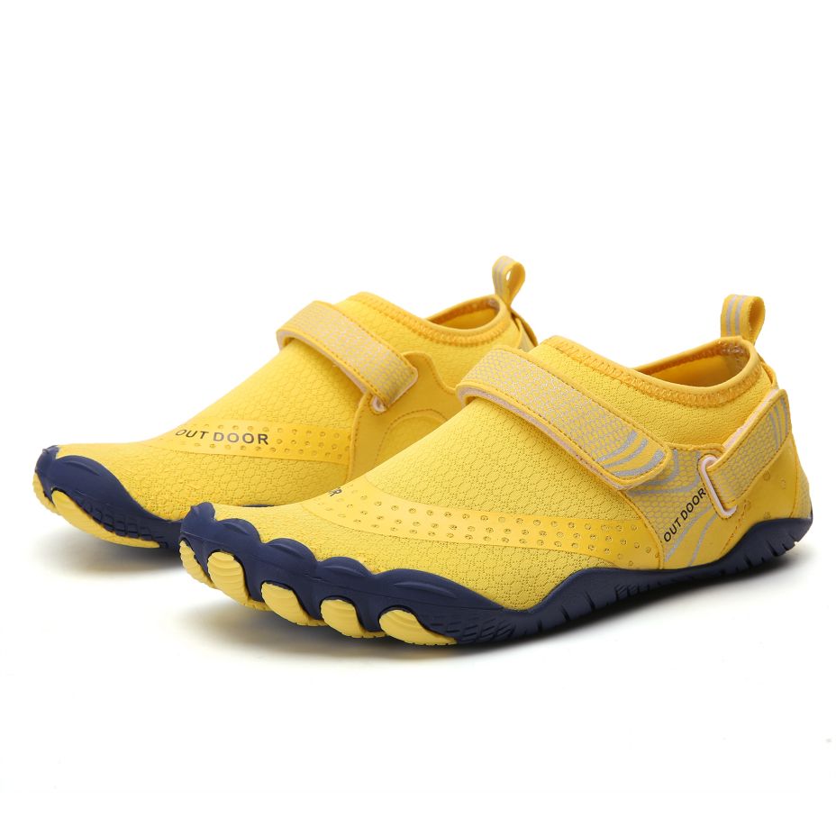 Boy's Shoes: Women Water Shoes Barefoot Quick Dry Aqua Sports Shoes - Yellow Size EU39 = US6