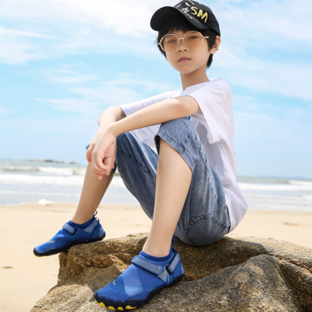 Girl's Shoes: Kids Water Shoes Barefoot Quick Dry Aqua Sports Shoes Boys Girls - Klein Blue Size Bigkid US4 = EU36