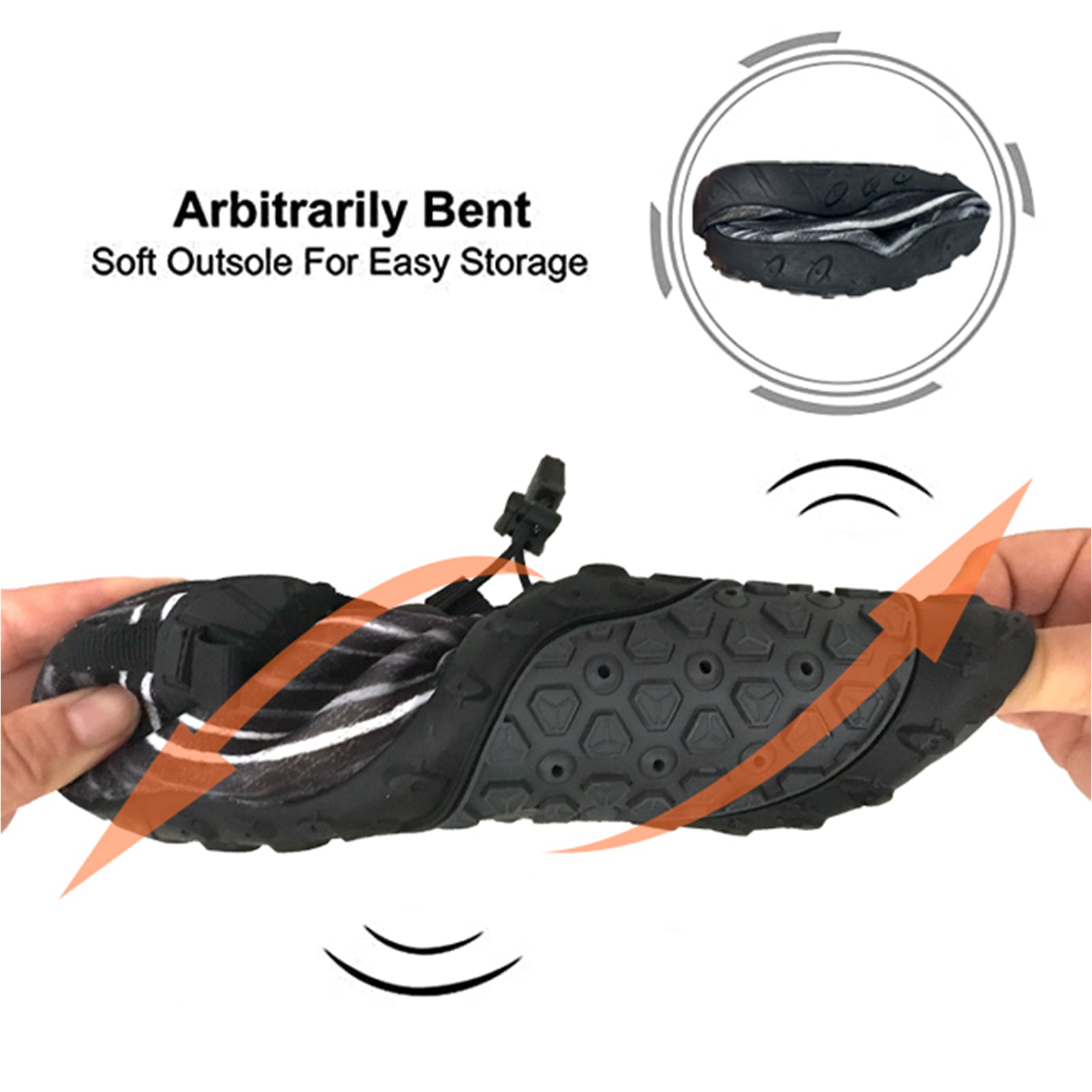 Men's Thongs & Sandals: Water Shoes for Men and Women Soft Breathable Slip-on Aqua Shoes Aqua Socks for Swim Beach Pool Surf Yoga (Black Size US 7)
