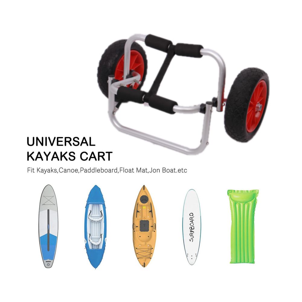 Kitchen & Dining Trolleys: Kayak Boat Carrier Tote Trolley Cart Transport SUP Foldable Cart