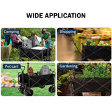 Camp Furniture: Folding Cart Small Black