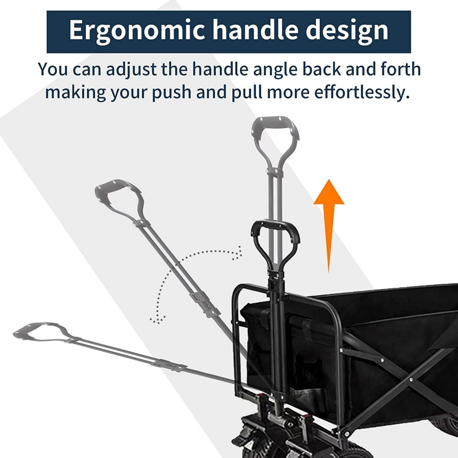 Camp Furniture: Folding Cart Small Black