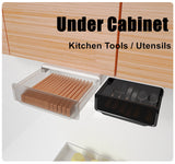 Desk Accessories: Under Desk Drawer Slide-out Large Office Organizers and Storage Drawers - Small Black