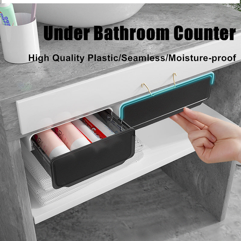 Desk Accessories: Under Desk Drawer Slide-out Large Office Organizers and Storage Drawers - Small Black