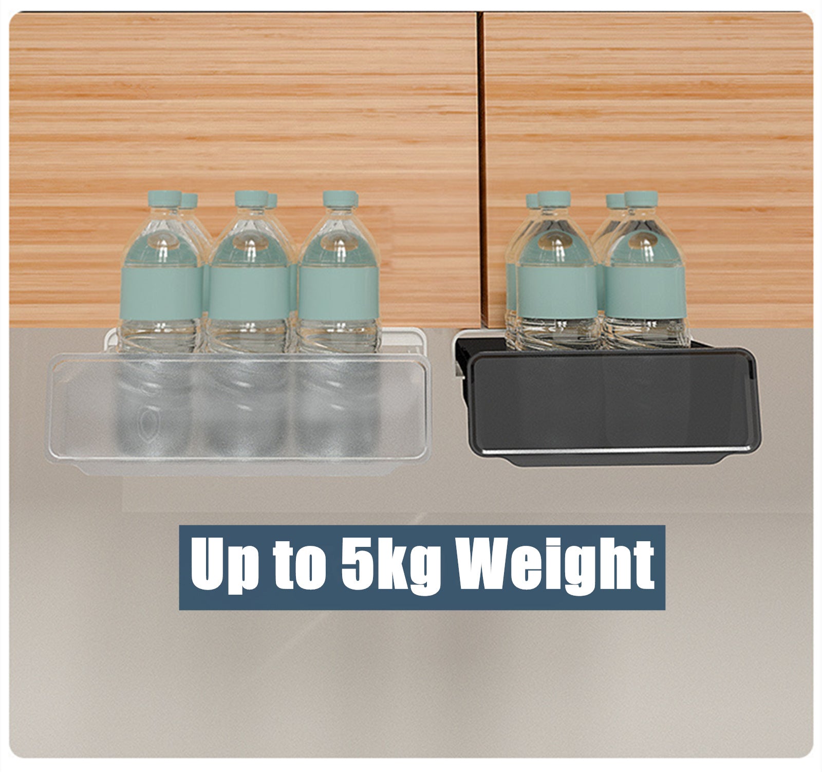 Desk Accessories: Under Desk Drawer Slide-out Large Office Organizers and Storage Drawers - Small Black
