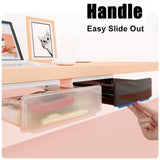 Desk Accessories: Under Desk Drawer Slide-out Large Office Organizers and Storage Drawers - Small Black