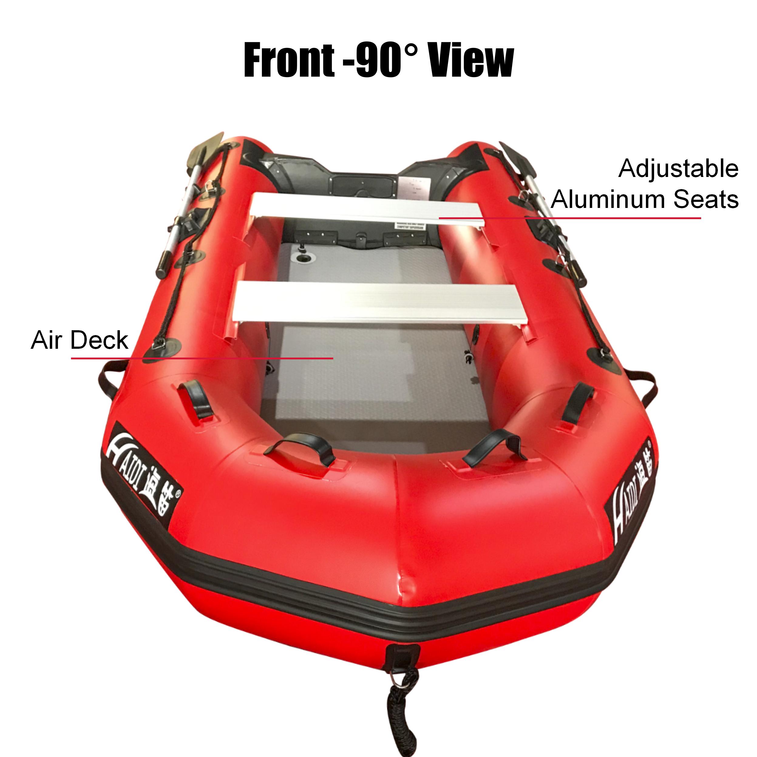 Boating Accessories: 3m Inflatable Dinghy Boat Tender Pontoon Rescue- Red