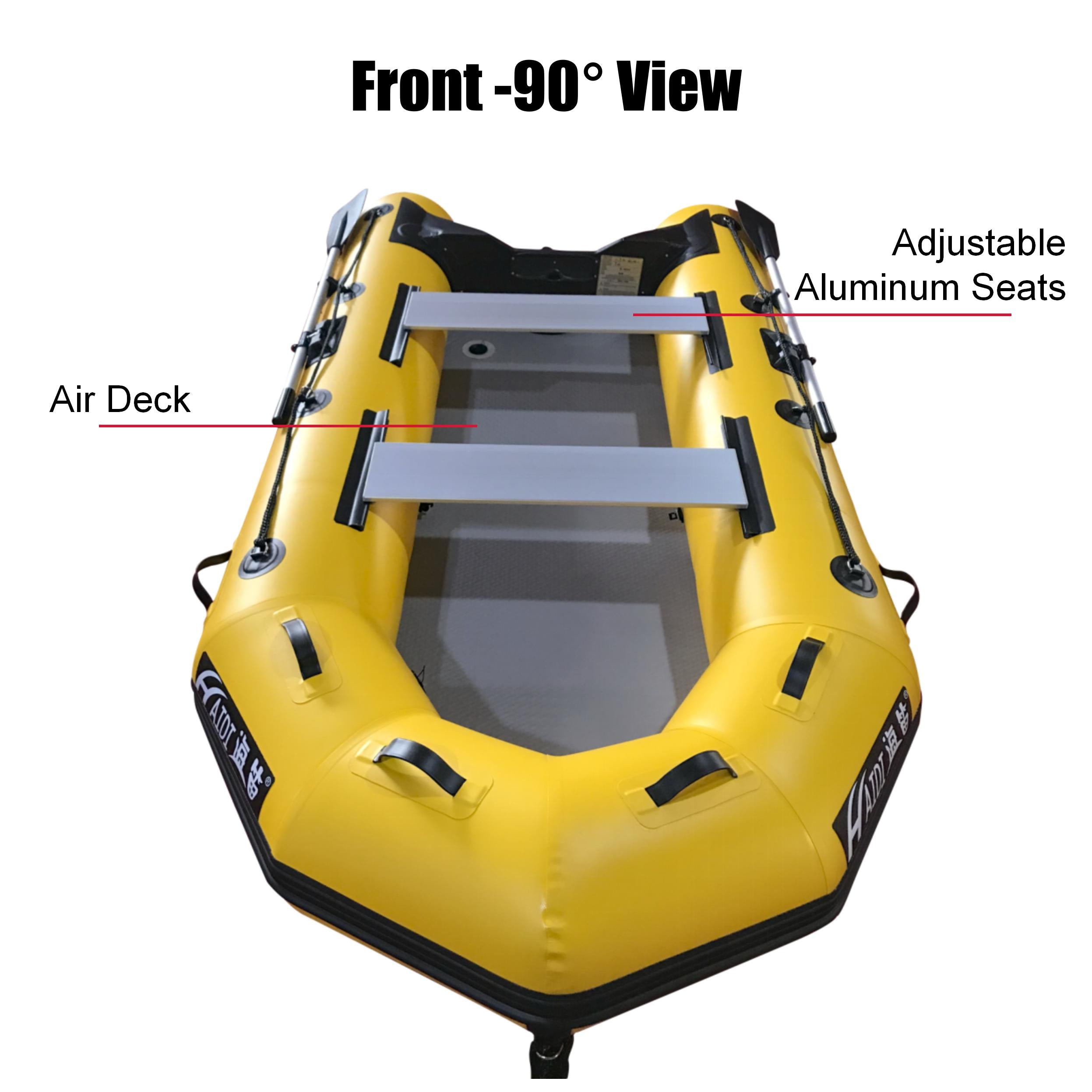 Boating Accessories: 3m Inflatable Dinghy Boat Tender Pontoon Rescue- Yellow