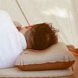 Inflatable Mattresses: Self Inflating Camping Pillow with Ergonomic 3D Support - Gold