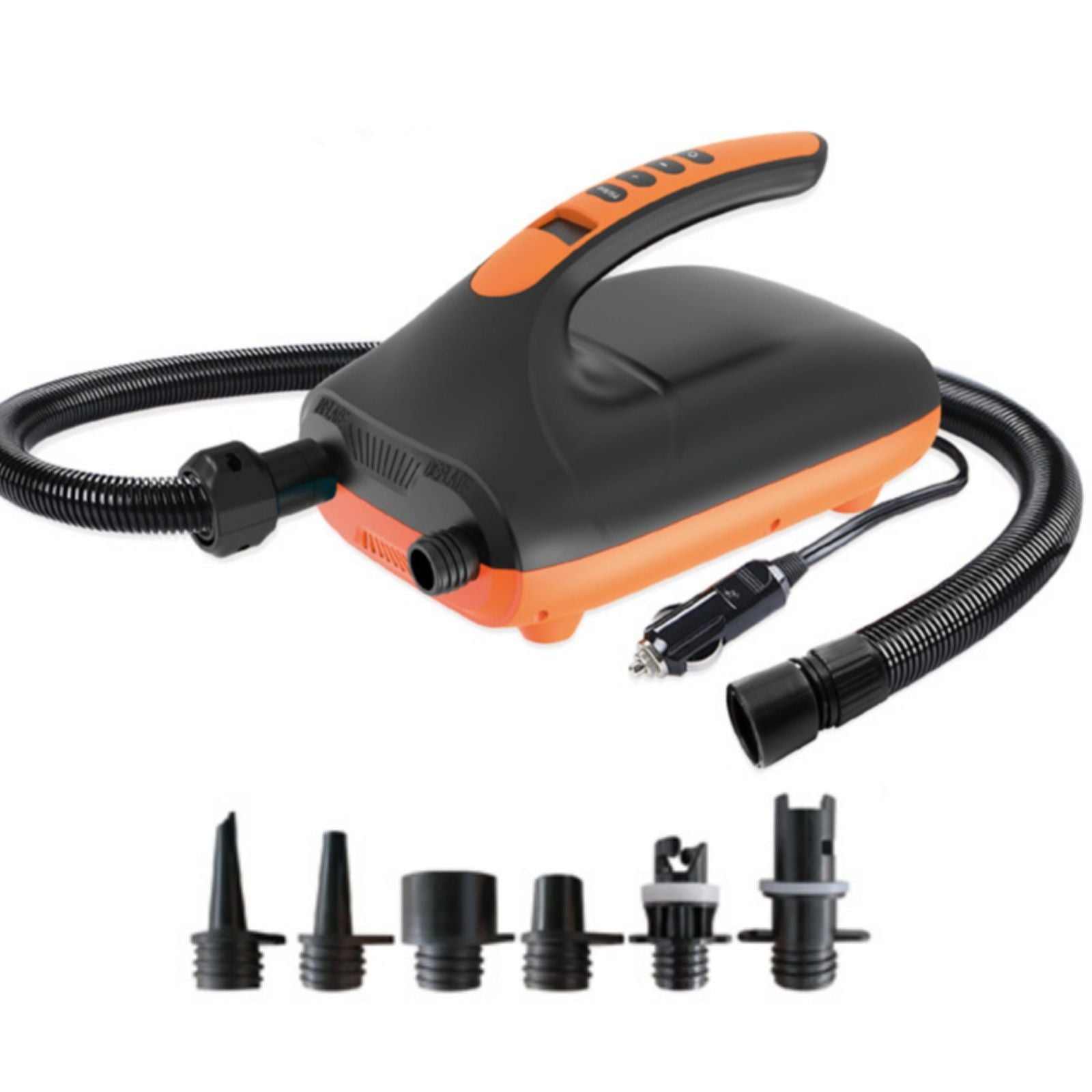 Boating Accessories: 20psi Dual Stage Electric Air Pump for Inflatable Boat SUP Kayak High Pressure