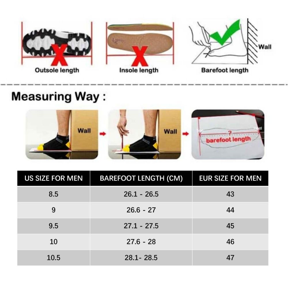 Men's Sneakers & Sports Shoes: Men's Sneakers Outdoor Road Shoes Breathable Lightweight Non-slip ( White Size US9.5=US43 )