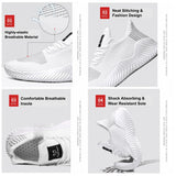 Girl's Shoes: Men's Sneakers Outdoor Road Shoes Breathable Lightweight Non-slip ( White Size US11.5=US47 )