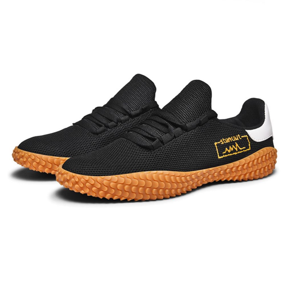 Girl's Shoes: Men's Sneakers Barefoot Lightweight Shoes(Black Size US11.5=US47 )