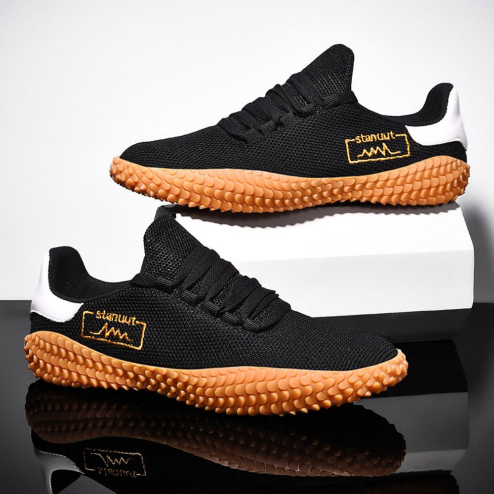 Girl's Shoes: Men's Sneakers Barefoot Lightweight Shoes(Black Size US11.5=US47 )