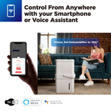 Dehumidifiers: Midea Cube dehumidifier with smart wi-fi, 12L tank for up to 20L per day dehumidification MDDM20