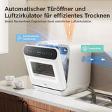 Dishwashers: Midea 3rd Generation  Bench Top Mini Dishwasher