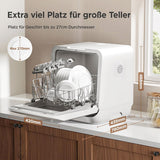 Dishwashers: Midea 3rd Generation  Bench Top Mini Dishwasher