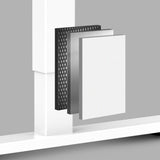 Desks: FORTIA Sit To Stand Standing Desk, 120x60cm, 72-118cm Electric Height Adjustable, White