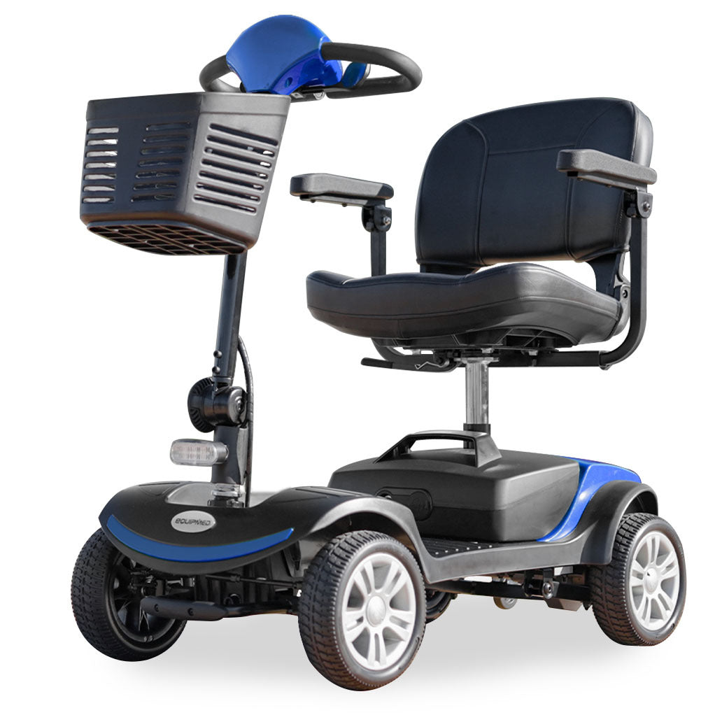 Mobility & Accessibility: EQUIPMED Mobility Scooter Electric Motorised 4 Wheel Power Portable Folding