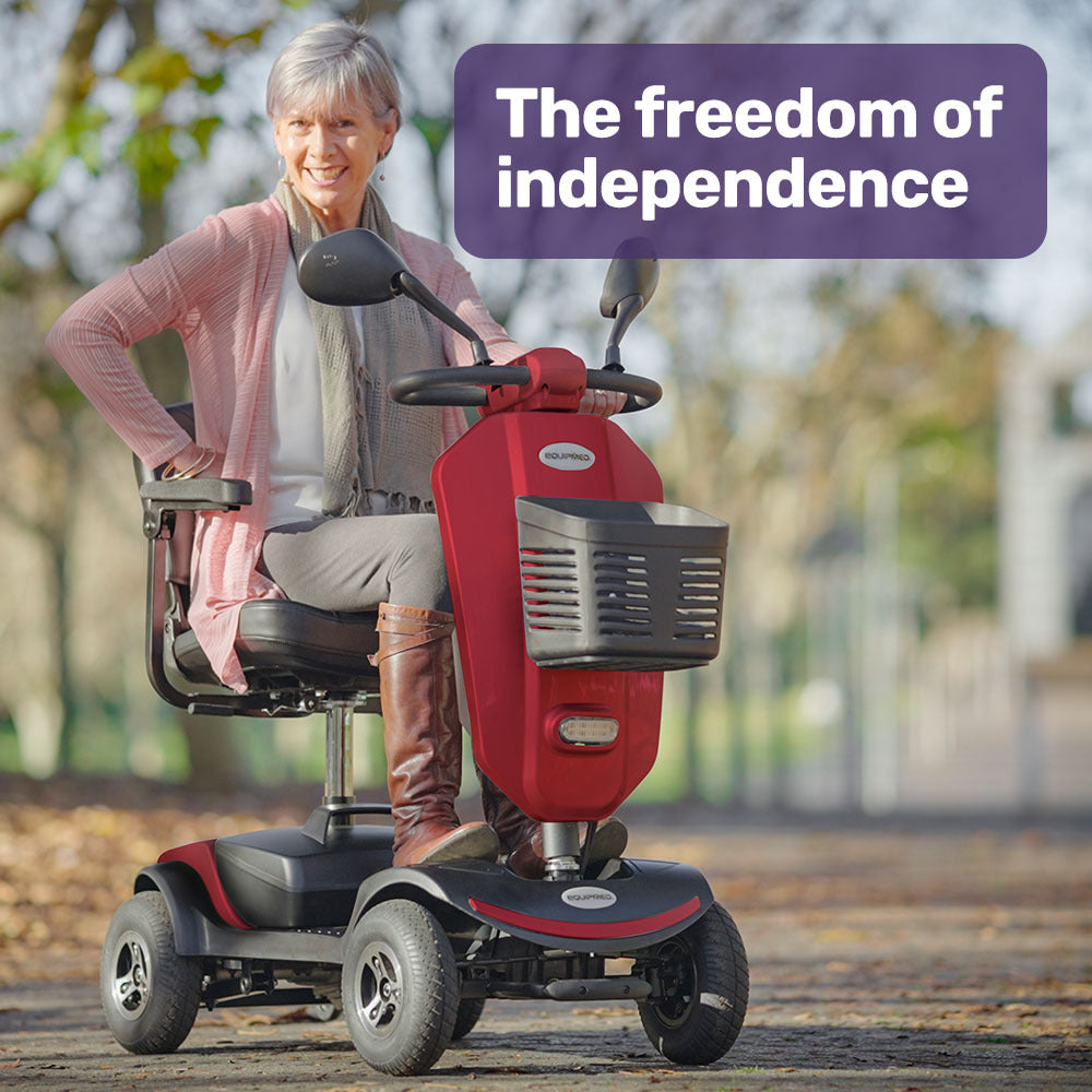 Mobility & Accessibility: EQUIPMED Mobility Scooter For Elderly Motorized Electric Older Adults 4 Riding