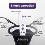 Mobility & Accessibility: EQUIPMED Mobility Scooter For Elderly Motorized Electric Older Adults 4 Riding