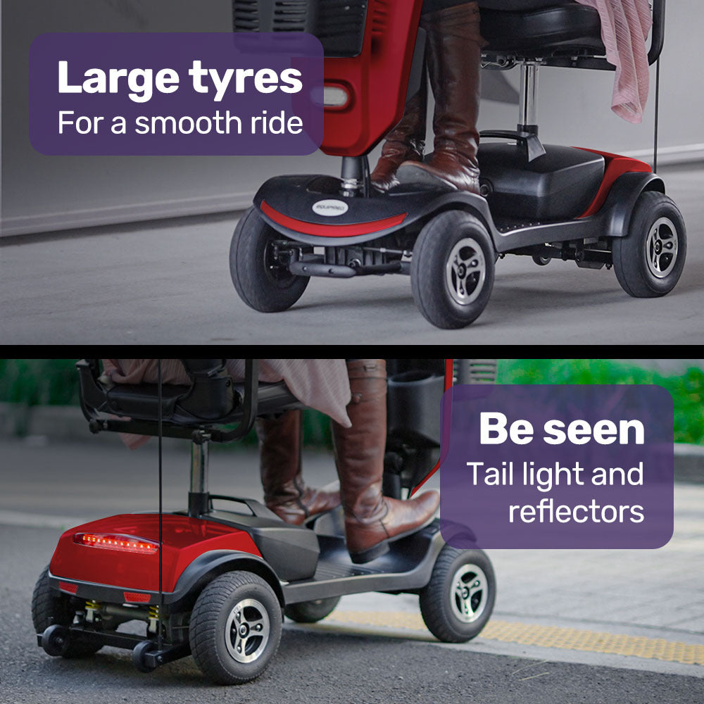 Mobility & Accessibility: EQUIPMED Mobility Scooter For Elderly Motorized Electric Older Adults 4 Riding
