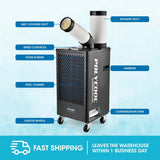 Portable Air Conditioners: POLYCOOL 2.7kW Portable Industrial Spot Cooler