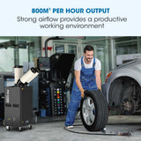 Portable Air Conditioners: POLYCOOL 4.5kW Portable Industrial Spot Cooler, with Twin Cooling Ducts, 15A Plug